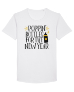 Poppin Bottles for the New Year Tricou mânecă scurtă guler larg Bărbat Skater