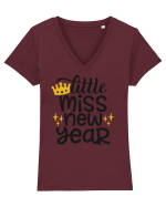 Little Miss New Year Tricou mânecă scurtă guler V Damă Evoker