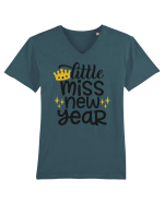 Little Miss New Year Tricou mânecă scurtă guler V Bărbat Presenter