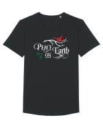 Peace on Earth Color Tricou mânecă scurtă guler larg Bărbat Skater