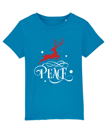 Peace White Reindeer Red Azur