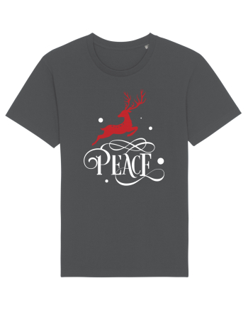 Peace White Reindeer Red Anthracite