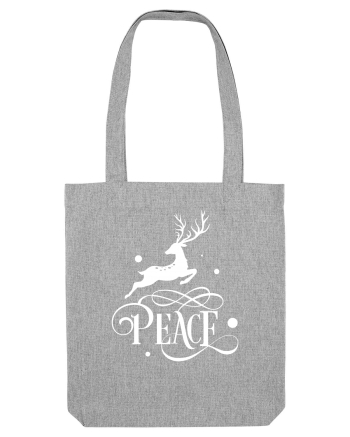 Peace on Earth White Heather Grey