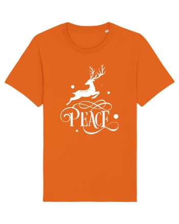 Peace on Earth White Bright Orange