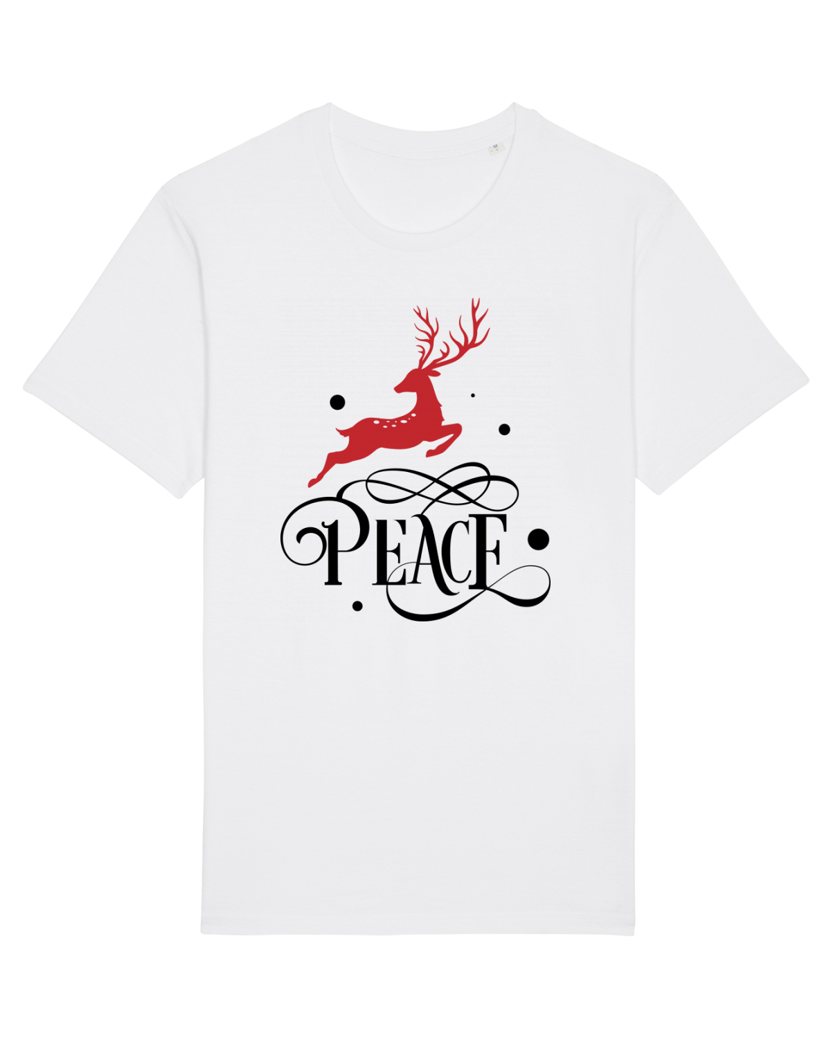 Tricou mânecă scurtă Unisex Rocker White
