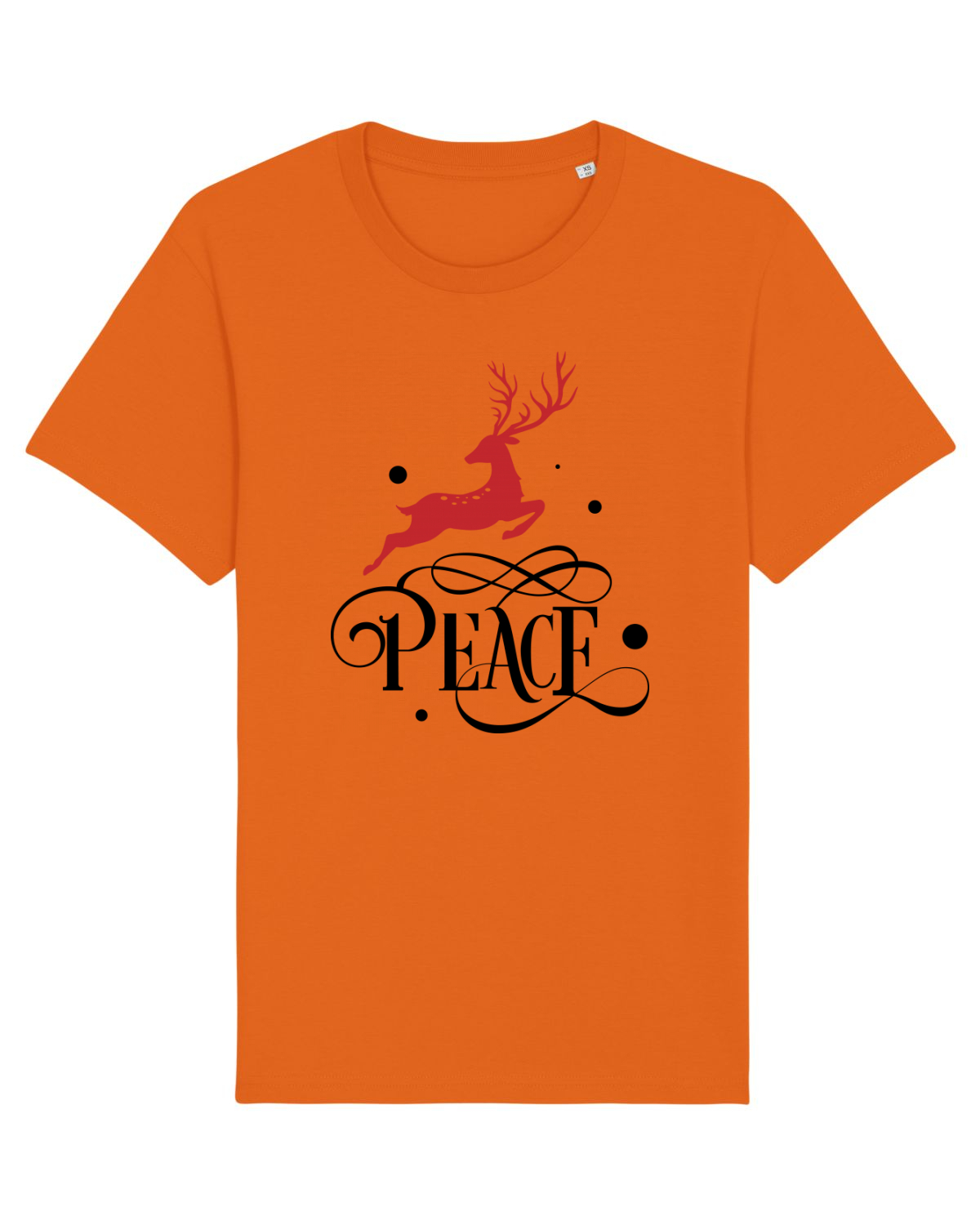 Tricou mânecă scurtă Unisex Rocker Bright Orange