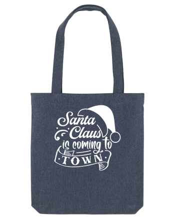 Santa Claus is coming to town Black Midnight Blue