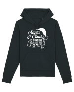 Santa Claus is coming to town Black Hanorac Unisex Drummer