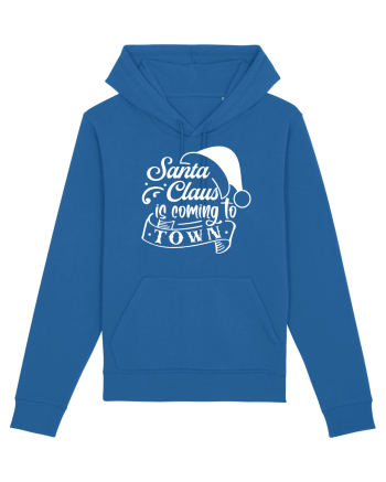 Santa Claus is coming to town Black Royal Blue