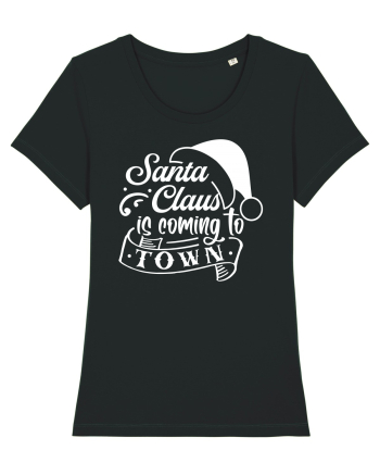 Santa Claus is coming to town Black Black