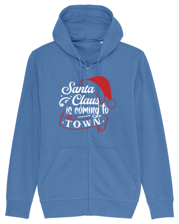 Santa Claus is coming to town White and Red Bright Blue