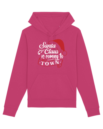 Santa Claus is coming to town White and Red Raspberry