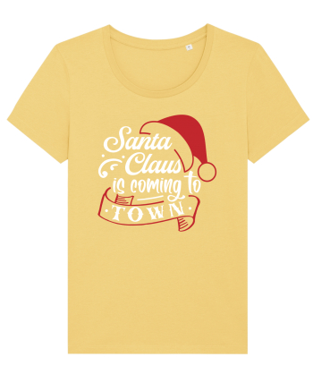 Santa Claus is coming to town White and Red Jojoba