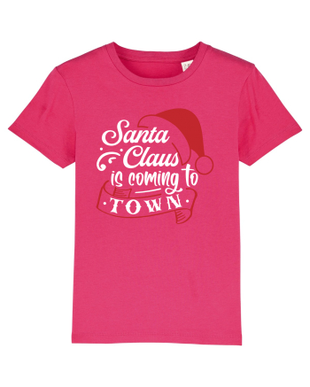 Santa Claus is coming to town White and Red Raspberry