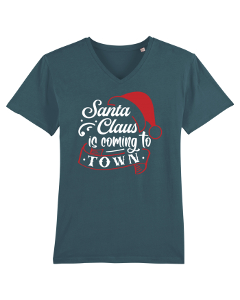 Santa Claus is coming to town White and Red Stargazer