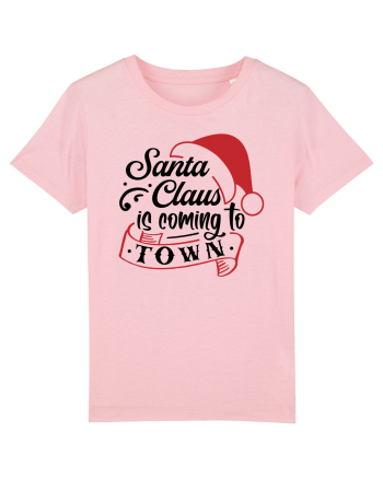 Santa Claus is coming Cotton Pink