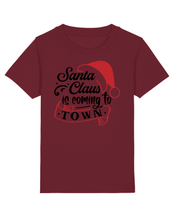 Santa Claus is coming Burgundy