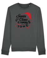 Santa Claus is coming Bluză mânecă lungă Unisex Rise