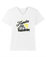 Tequila Lime and Sunshine Tricou mânecă scurtă guler V Bărbat Presenter