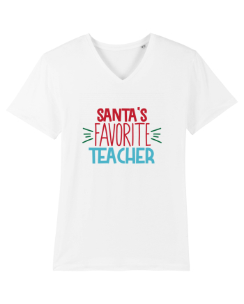 Santas Favorite Teacher White