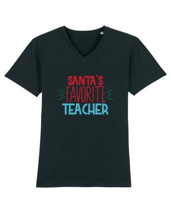 Santas Favorite Teacher Black