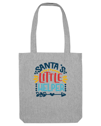 Santas Little Helper Arrow Heather Grey