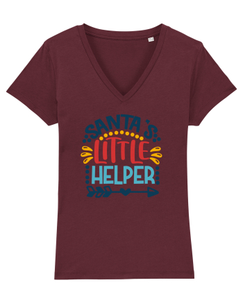 Santas Little Helper Arrow Burgundy