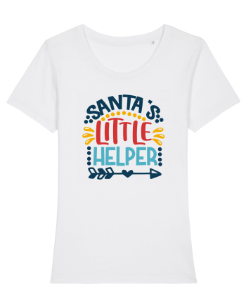 Santas Little Helper Arrow White