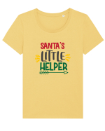 Santas Little Helper Green Tricou mânecă scurtă guler larg fitted Damă Expresser
