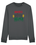 Santas Little Helper Green Bluză mânecă lungă Unisex Rise