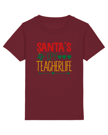Santas Spy Teacher Burgundy