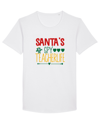 Santas Spy Teacher White