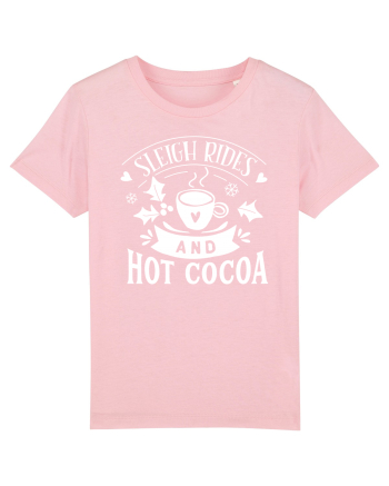 Sleigh Rides Xmas Cotton Pink