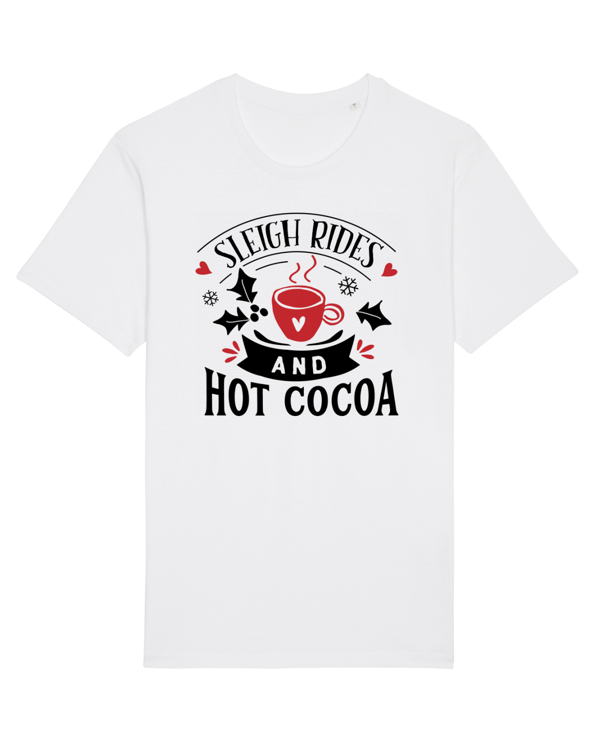 Tricou mânecă scurtă Unisex Rocker White