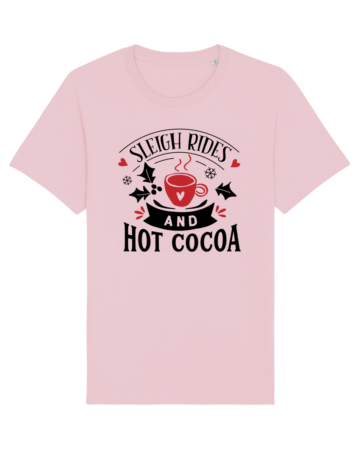 Tricou mânecă scurtă Unisex Rocker Cotton Pink