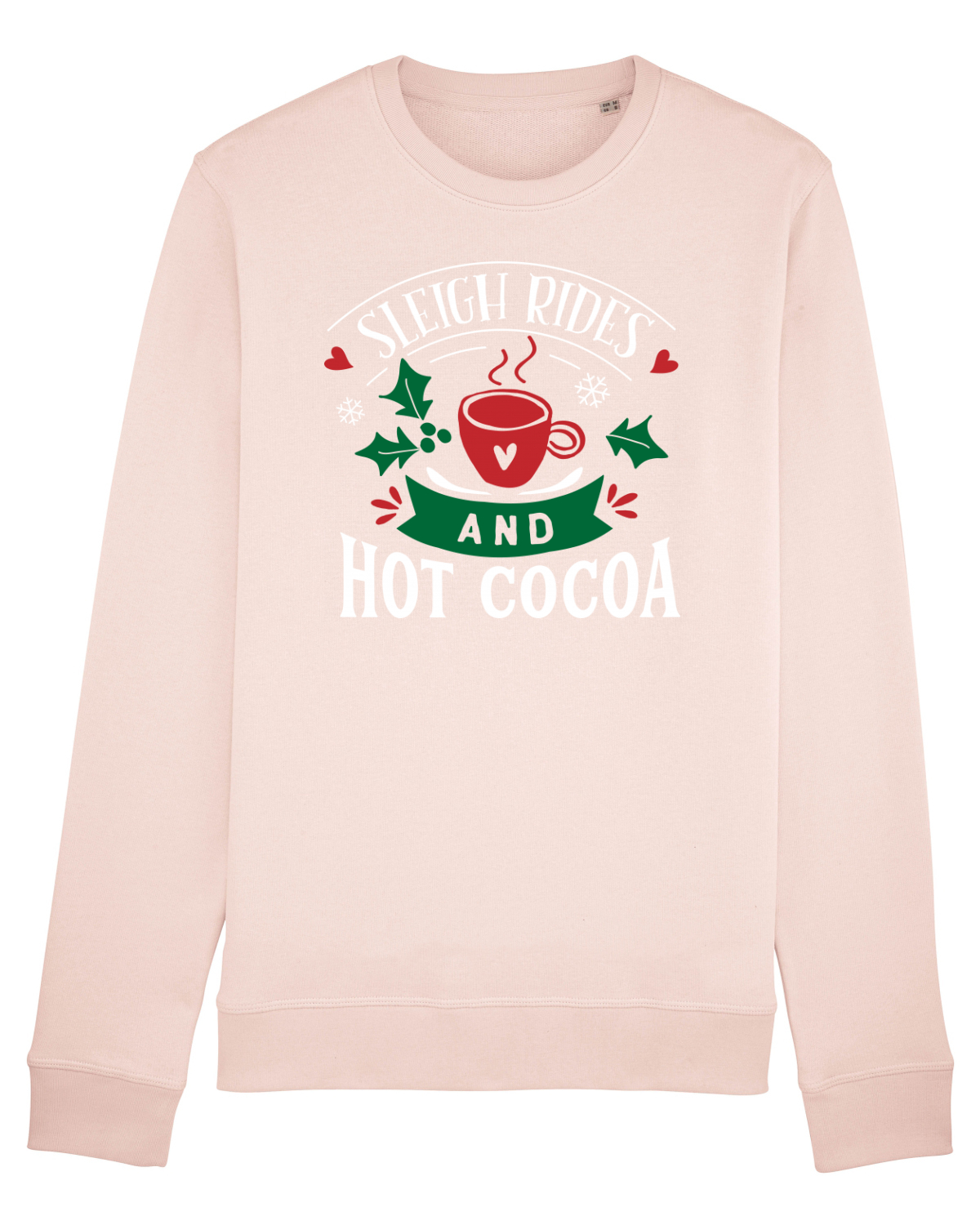 Bluză mânecă lungă Unisex Rise Candy Pink