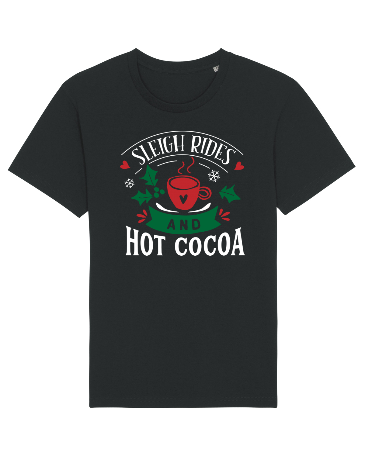 Tricou mânecă scurtă Unisex Rocker Black