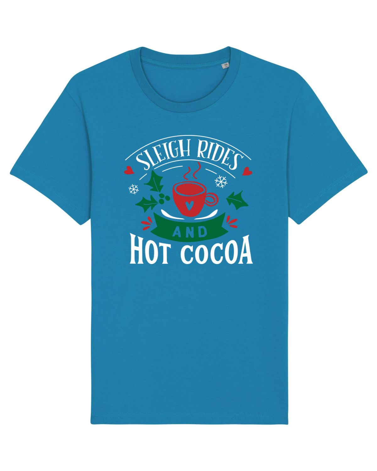 Tricou mânecă scurtă Unisex Rocker Azur