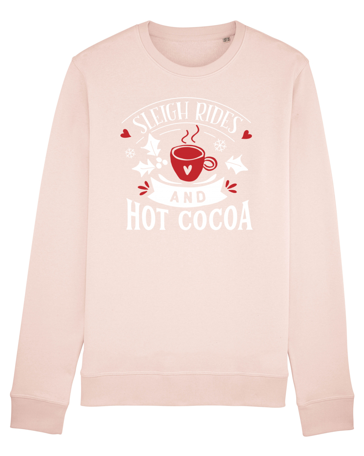 Bluză mânecă lungă Unisex Rise Candy Pink