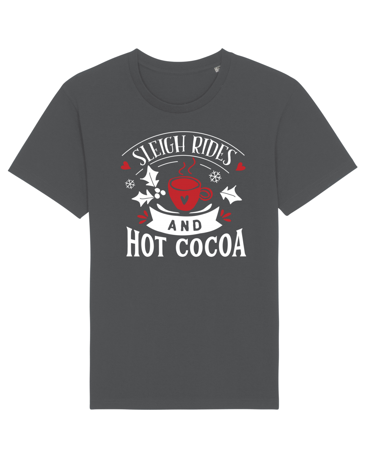 Tricou mânecă scurtă Unisex Rocker Anthracite
