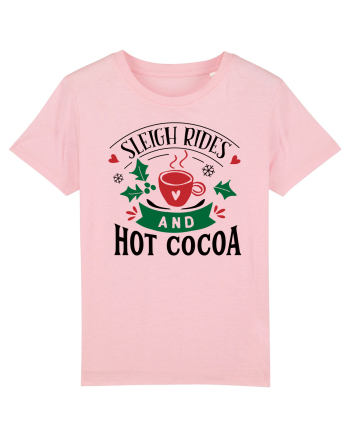 Sleigh Rides Green 2 Cotton Pink