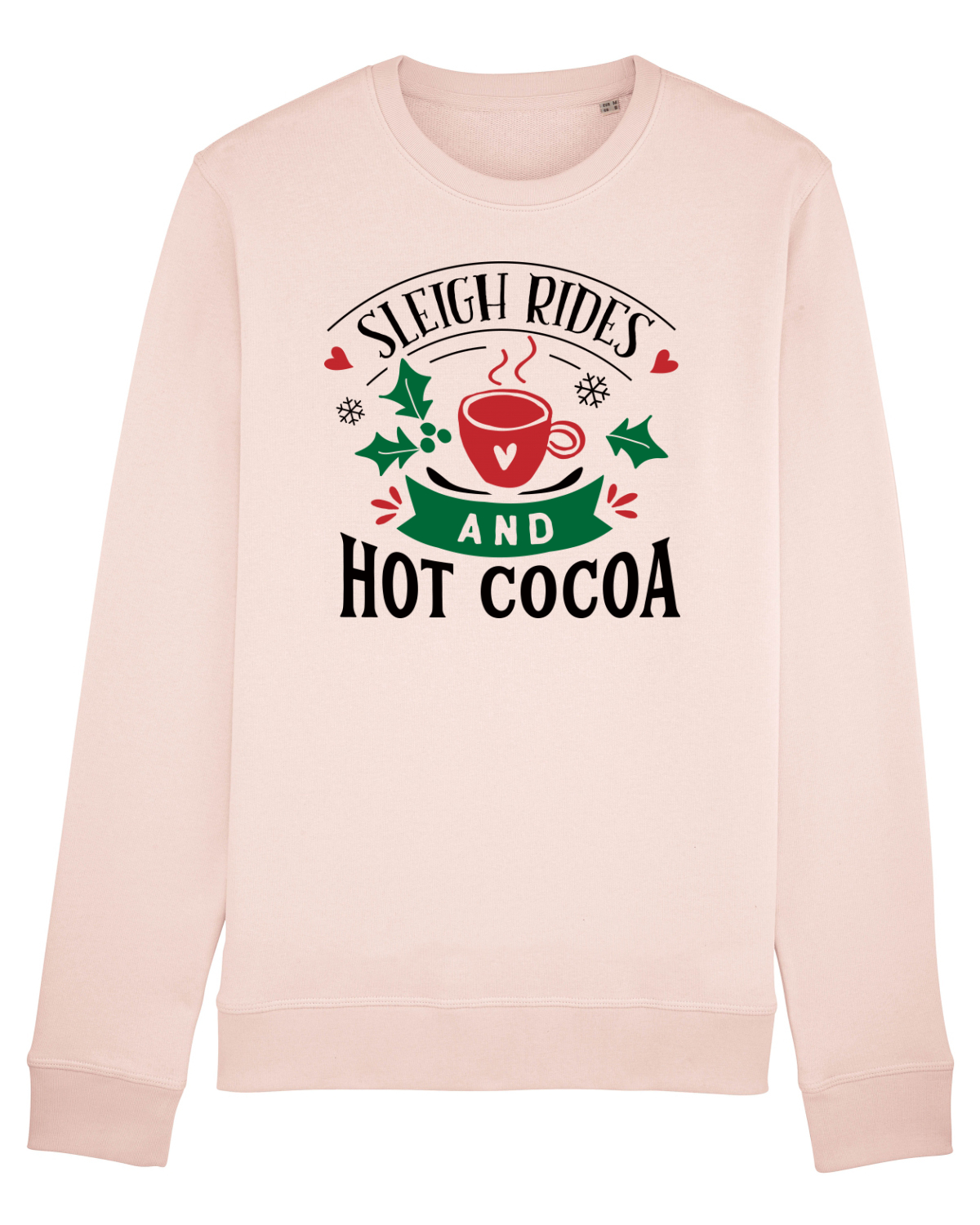 Bluză mânecă lungă Unisex Rise Candy Pink