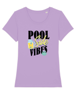 Pool Side Vibes Tricou mânecă scurtă guler larg fitted Damă Expresser