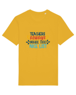 Teachers Always Make the Nice List Tricou mânecă scurtă Unisex Rocker
