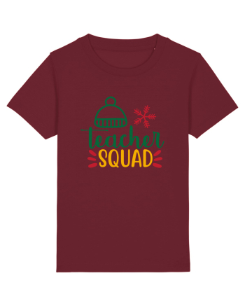 Teacher Squad Burgundy