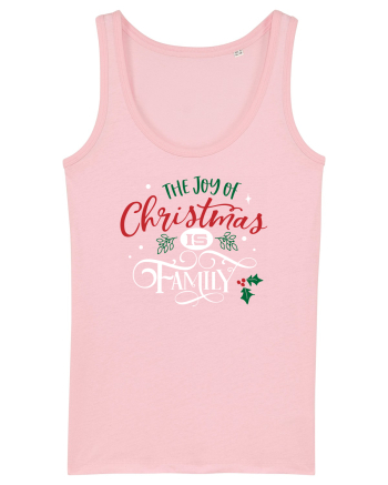 The Joy of Christmas Cotton Pink