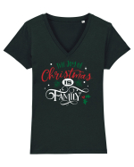 The Joy of Christmas Tricou mânecă scurtă guler V Damă Evoker