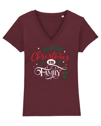 The Joy of Christmas Burgundy