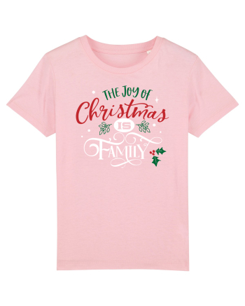 The Joy of Christmas Cotton Pink