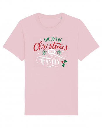 The Joy of Christmas Cotton Pink